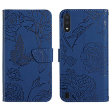 Load image into Gallery viewer, Skin Feel Butterfly Peony Embossed Leather Phone Case, For Samsung Galaxy A82, For Samsung Galaxy A91, For Samsung Galaxy F52 5G, For Samsung Galaxy F62 / M62, For Samsung Galaxy M10 / A10, For Samsung Galaxy M21, For Samsung Galaxy M31                ...