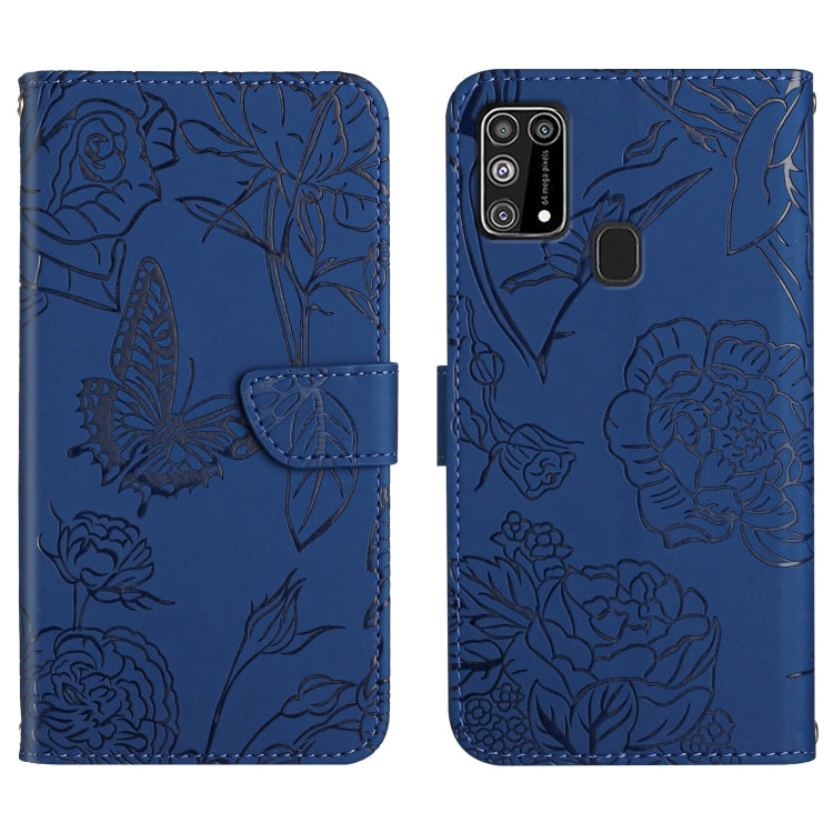 Skin Feel Butterfly Peony Embossed Leather Phone Case, For Samsung Galaxy A82, For Samsung Galaxy A91, For Samsung Galaxy F52 5G, For Samsung Galaxy F62 / M62, For Samsung Galaxy M10 / A10, For Samsung Galaxy M21, For Samsung Galaxy M31                ...