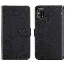 Load image into Gallery viewer, Skin Feel Butterfly Peony Embossed Leather Phone Case, For Samsung Galaxy A82, For Samsung Galaxy A91, For Samsung Galaxy F52 5G, For Samsung Galaxy F62 / M62, For Samsung Galaxy M10 / A10, For Samsung Galaxy M21, For Samsung Galaxy M31                ...