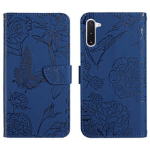 Load image into Gallery viewer, Skin Feel Butterfly Peony Embossed Leather Phone Case, For Samsung Galaxy Note10, For Samsung Galaxy Note10+, For Samsung Galaxy Note20, For Samsung Galaxy Note20 Ultra, For Samsung Galaxy S10, For Samsung Galaxy S10+, For Samsung Galaxy S10e          ...