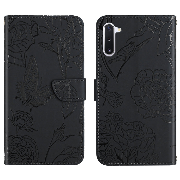 Skin Feel Butterfly Peony Embossed Leather Phone Case, For Samsung Galaxy Note10, For Samsung Galaxy Note10+, For Samsung Galaxy Note20, For Samsung Galaxy Note20 Ultra, For Samsung Galaxy S10, For Samsung Galaxy S10+, For Samsung Galaxy S10e          ...