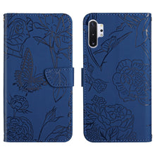 Load image into Gallery viewer, Skin Feel Butterfly Peony Embossed Leather Phone Case, For Samsung Galaxy Note10, For Samsung Galaxy Note10+, For Samsung Galaxy Note20, For Samsung Galaxy Note20 Ultra, For Samsung Galaxy S10, For Samsung Galaxy S10+, For Samsung Galaxy S10e          ...