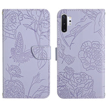 Load image into Gallery viewer, Skin Feel Butterfly Peony Embossed Leather Phone Case, For Samsung Galaxy Note10, For Samsung Galaxy Note10+, For Samsung Galaxy Note20, For Samsung Galaxy Note20 Ultra, For Samsung Galaxy S10, For Samsung Galaxy S10+, For Samsung Galaxy S10e          ...