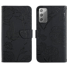 Load image into Gallery viewer, Skin Feel Butterfly Peony Embossed Leather Phone Case, For Samsung Galaxy Note10, For Samsung Galaxy Note10+, For Samsung Galaxy Note20, For Samsung Galaxy Note20 Ultra, For Samsung Galaxy S10, For Samsung Galaxy S10+, For Samsung Galaxy S10e          ...