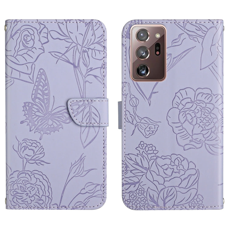 Skin Feel Butterfly Peony Embossed Leather Phone Case, For Samsung Galaxy Note10, For Samsung Galaxy Note10+, For Samsung Galaxy Note20, For Samsung Galaxy Note20 Ultra, For Samsung Galaxy S10, For Samsung Galaxy S10+, For Samsung Galaxy S10e          ...