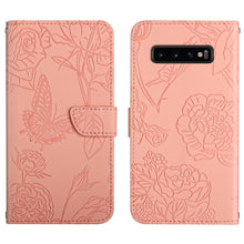 Load image into Gallery viewer, Skin Feel Butterfly Peony Embossed Leather Phone Case, For Samsung Galaxy Note10, For Samsung Galaxy Note10+, For Samsung Galaxy Note20, For Samsung Galaxy Note20 Ultra, For Samsung Galaxy S10, For Samsung Galaxy S10+, For Samsung Galaxy S10e          ...