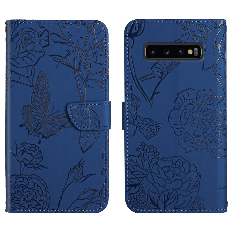 Skin Feel Butterfly Peony Embossed Leather Phone Case, For Samsung Galaxy Note10, For Samsung Galaxy Note10+, For Samsung Galaxy Note20, For Samsung Galaxy Note20 Ultra, For Samsung Galaxy S10, For Samsung Galaxy S10+, For Samsung Galaxy S10e          ...