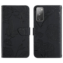 Load image into Gallery viewer, Skin Feel Butterfly Peony Embossed Leather Phone Case, For Samsung Galaxy Note10, For Samsung Galaxy Note10+, For Samsung Galaxy Note20, For Samsung Galaxy Note20 Ultra, For Samsung Galaxy S10, For Samsung Galaxy S10+, For Samsung Galaxy S10e          ...