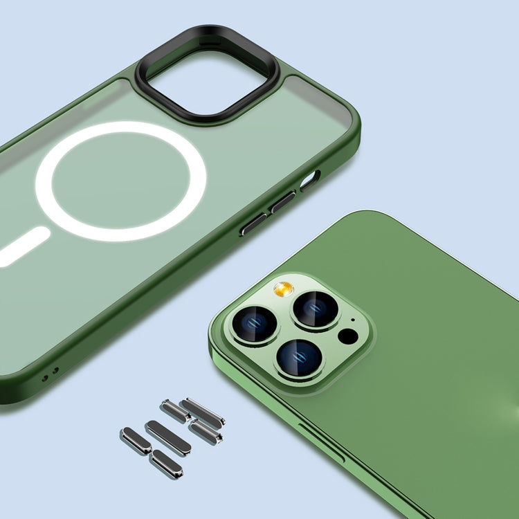 Skin Feel TPU + Frosted PC MagSafe Phone Case, For iPhone 13 Pro Max, For iPhone 13 Pro, For iPhone 13, For iPhone 12 Pro Max, For iPhone 12 Pro, For iPhone 12
