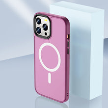 Load image into Gallery viewer, Skin Feel TPU + Frosted PC MagSafe Phone Case, For iPhone 13 Pro Max, For iPhone 13 Pro, For iPhone 13, For iPhone 12 Pro Max, For iPhone 12 Pro, For iPhone 12