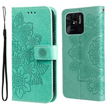Load image into Gallery viewer, 7-petal Flowers Embossed Flip Leather Phone Case, For Xiaomi Redmi 10C 4G / Redmi 10 (India), For Xiaomi Poco X4 Pro 5G, For Honor 50 SE / Huawei nova 9 SE, For OPPO Find X5 Lite / Reno7 5G, For OPPO Find X5, For OPPO Find X5 Pro                       ...