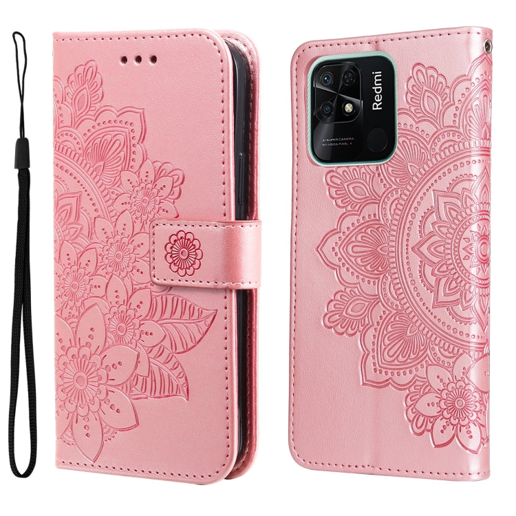 7-petal Flowers Embossed Flip Leather Phone Case, For Xiaomi Redmi 10C 4G / Redmi 10 (India), For Xiaomi Poco X4 Pro 5G, For Honor 50 SE / Huawei nova 9 SE, For OPPO Find X5 Lite / Reno7 5G, For OPPO Find X5, For OPPO Find X5 Pro                       ...
