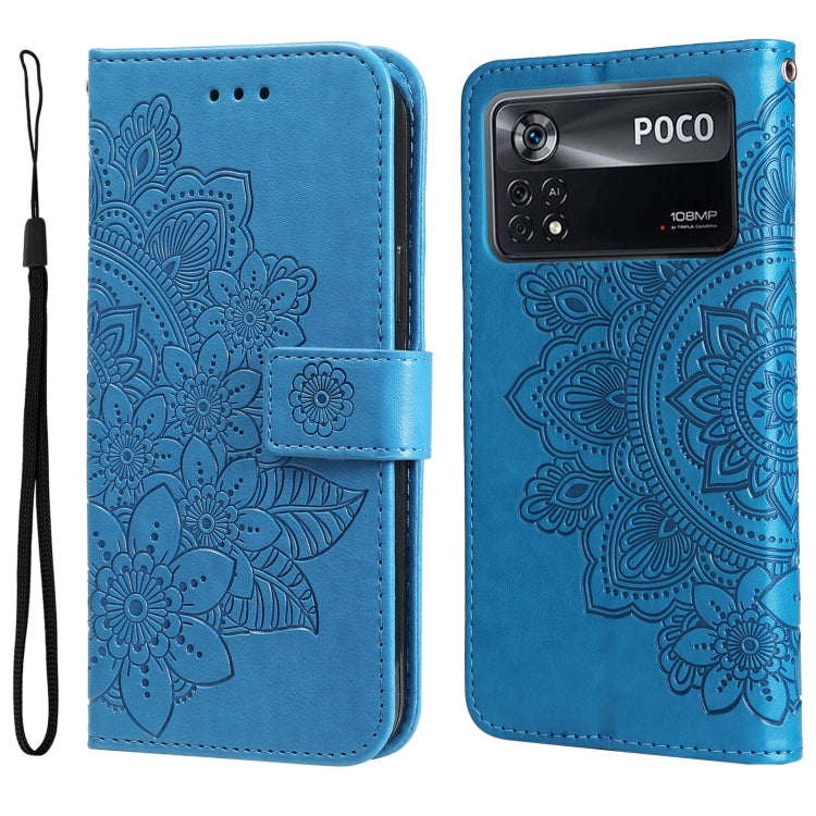 7-petal Flowers Embossed Flip Leather Phone Case, For Xiaomi Redmi 10C 4G / Redmi 10 (India), For Xiaomi Poco X4 Pro 5G, For Honor 50 SE / Huawei nova 9 SE, For OPPO Find X5 Lite / Reno7 5G, For OPPO Find X5, For OPPO Find X5 Pro                       ...
