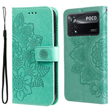 Load image into Gallery viewer, 7-petal Flowers Embossed Flip Leather Phone Case, For Xiaomi Redmi 10C 4G / Redmi 10 (India), For Xiaomi Poco X4 Pro 5G, For Honor 50 SE / Huawei nova 9 SE, For OPPO Find X5 Lite / Reno7 5G, For OPPO Find X5, For OPPO Find X5 Pro                       ...