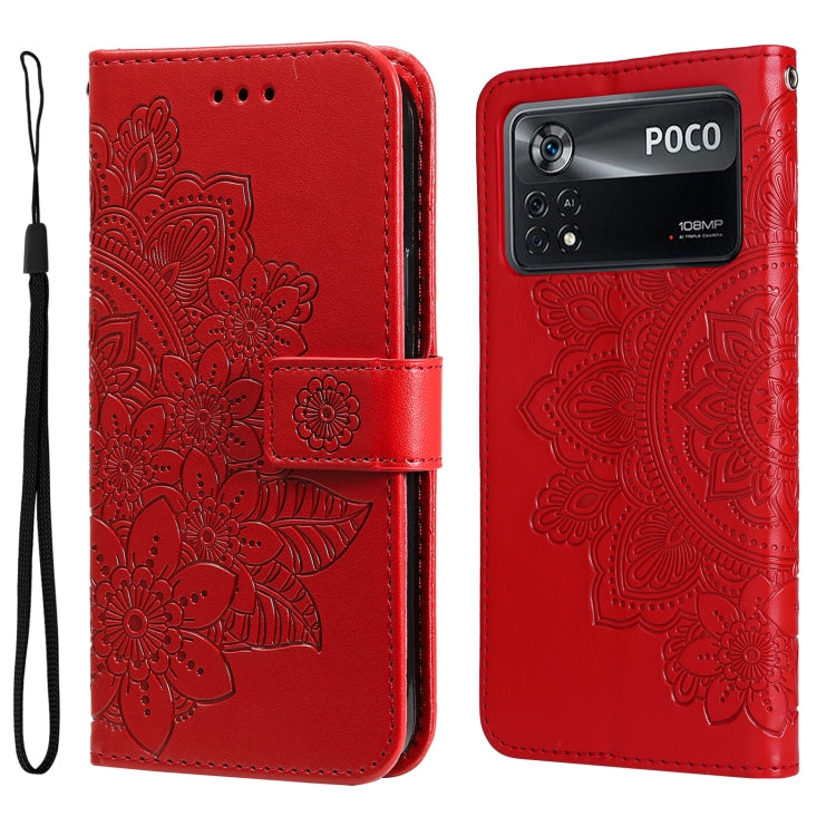 7-petal Flowers Embossed Flip Leather Phone Case, For Xiaomi Redmi 10C 4G / Redmi 10 (India), For Xiaomi Poco X4 Pro 5G, For Honor 50 SE / Huawei nova 9 SE, For OPPO Find X5 Lite / Reno7 5G, For OPPO Find X5, For OPPO Find X5 Pro                       ...