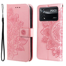 Load image into Gallery viewer, 7-petal Flowers Embossed Flip Leather Phone Case, For Xiaomi Redmi 10C 4G / Redmi 10 (India), For Xiaomi Poco X4 Pro 5G, For Honor 50 SE / Huawei nova 9 SE, For OPPO Find X5 Lite / Reno7 5G, For OPPO Find X5, For OPPO Find X5 Pro                       ...