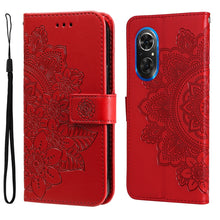Load image into Gallery viewer, 7-petal Flowers Embossed Flip Leather Phone Case, For Xiaomi Redmi 10C 4G / Redmi 10 (India), For Xiaomi Poco X4 Pro 5G, For Honor 50 SE / Huawei nova 9 SE, For OPPO Find X5 Lite / Reno7 5G, For OPPO Find X5, For OPPO Find X5 Pro                       ...