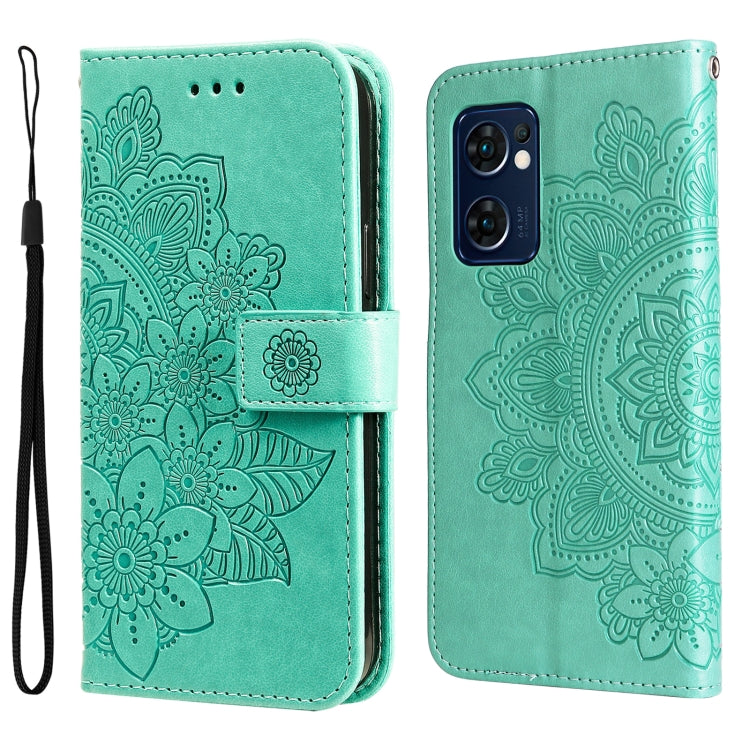 7-petal Flowers Embossed Flip Leather Phone Case, For Xiaomi Redmi 10C 4G / Redmi 10 (India), For Xiaomi Poco X4 Pro 5G, For Honor 50 SE / Huawei nova 9 SE, For OPPO Find X5 Lite / Reno7 5G, For OPPO Find X5, For OPPO Find X5 Pro                       ...