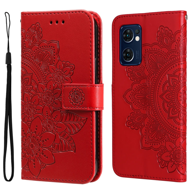 7-petal Flowers Embossed Flip Leather Phone Case, For Xiaomi Redmi 10C 4G / Redmi 10 (India), For Xiaomi Poco X4 Pro 5G, For Honor 50 SE / Huawei nova 9 SE, For OPPO Find X5 Lite / Reno7 5G, For OPPO Find X5, For OPPO Find X5 Pro                       ...