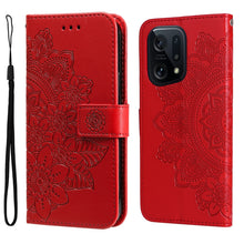 Load image into Gallery viewer, 7-petal Flowers Embossed Flip Leather Phone Case, For Xiaomi Redmi 10C 4G / Redmi 10 (India), For Xiaomi Poco X4 Pro 5G, For Honor 50 SE / Huawei nova 9 SE, For OPPO Find X5 Lite / Reno7 5G, For OPPO Find X5, For OPPO Find X5 Pro                       ...