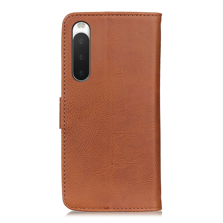 KHAZNEH Cowhide Texture Horizontal Flip Leather Phone Case, For Sony Xperia 10 IV, For Sony Xperia 1 IV, For vivo Y75 5G / Y55 5G, For Xiaomi Redmi Note 11E