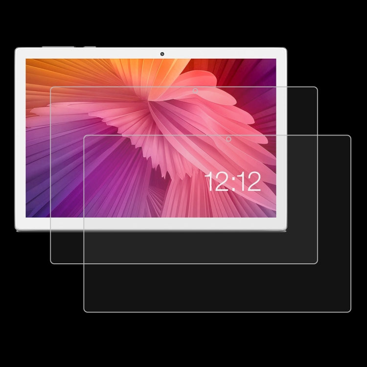 2 PCS 9H 2.5D Explosion-proof Tempered Glass Film, for LG G Pad 5 10.1 inch, for Teclast M20, for Teclast M30, for Huawei MatePad Pro 10.8, for Teclast P80 Pro, for Teclast T8, for Teclast T30