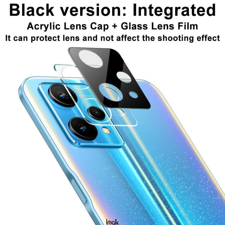 imak Integrated Rear Camera Lens Tempered Glass Film with Lens Cap Black Version, For OPPO Realme 9 Pro 5G Global, For OPPO Realme 9i Global