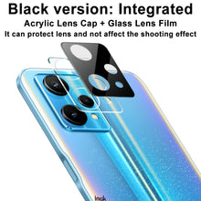 Load image into Gallery viewer, imak Integrated Rear Camera Lens Tempered Glass Film with Lens Cap Black Version, For OPPO Realme 9 Pro 5G Global, For OPPO Realme 9i Global