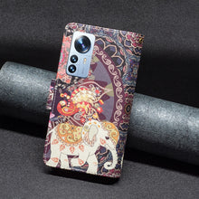 Load image into Gallery viewer, Colored Drawing Pattern Zipper Leather Phone Case, For Xiaomi 12 Pro