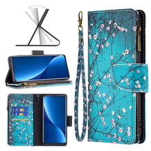 Load image into Gallery viewer, Colored Drawing Pattern Zipper Leather Phone Case, For Xiaomi 12 Pro