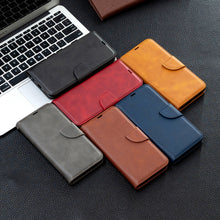 Load image into Gallery viewer, Lambskin Texture Pure Color Leather Phone Case, For Xiaomi 12 Pro