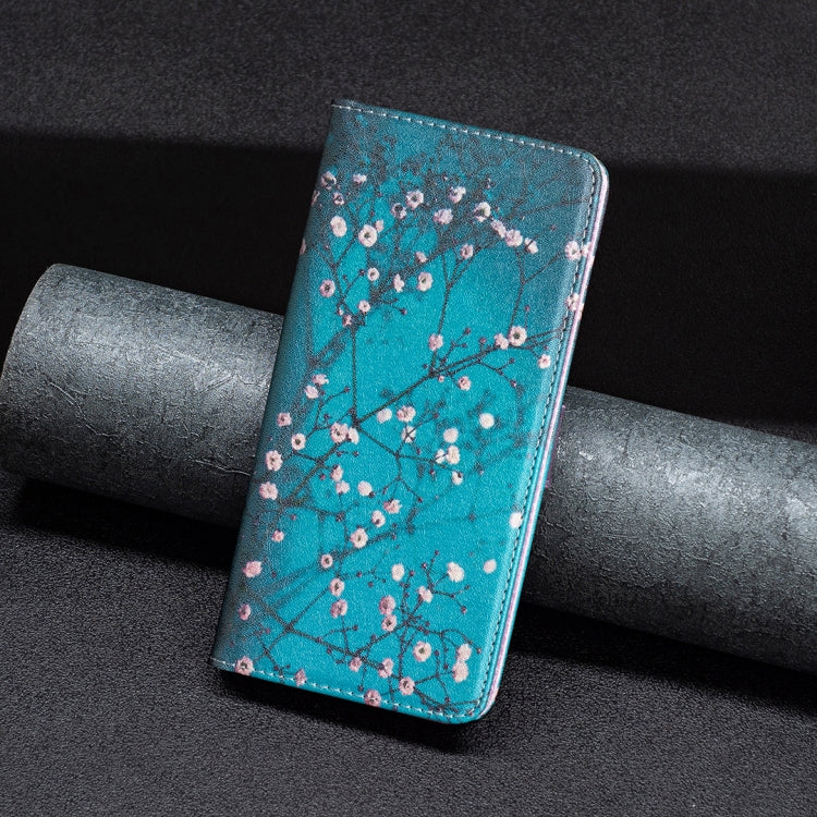 Colored Drawing Invisible Magnetic Leather Phone Case, For Xiaomi Redmi Note 11 Pro International
