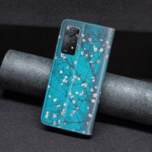 Load image into Gallery viewer, Colored Drawing Invisible Magnetic Leather Phone Case, For Xiaomi Redmi Note 11 Pro International