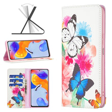 Load image into Gallery viewer, Colored Drawing Invisible Magnetic Leather Phone Case, For Xiaomi Redmi Note 11 Pro International