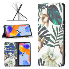Load image into Gallery viewer, Colored Drawing Invisible Magnetic Leather Phone Case, For Xiaomi Redmi Note 11 Pro International