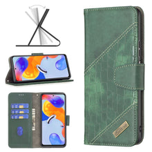 Load image into Gallery viewer, Matching Color Crocodile Texture Leather Case, For Xiaomi Redmi Note 11 Pro International