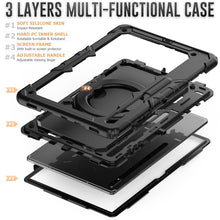 Load image into Gallery viewer, Shoulder Strap Silicone + PC Tablet Case, For Samsung Galaxy Tab S8 Ultra