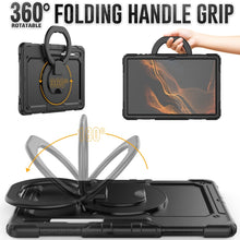 Load image into Gallery viewer, Shoulder Strap Silicone + PC Tablet Case, For Samsung Galaxy Tab S8 Ultra