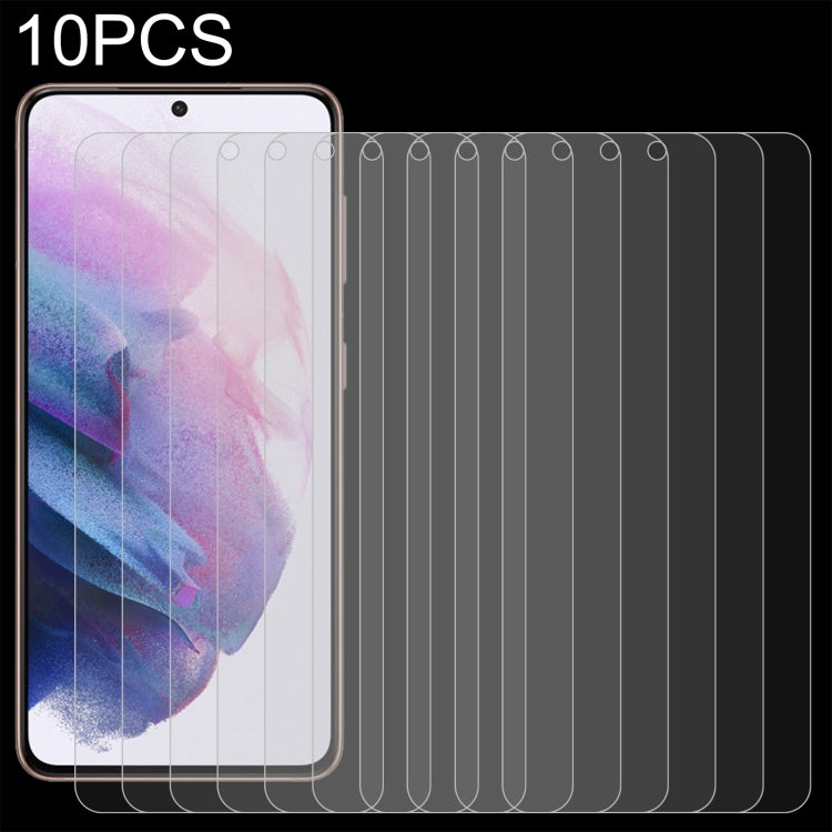 10 PCS 0.26mm 9H 2.5D Tempered Glass Film, For Samsung Galaxy S21 5G(10pcs), For Samsung Galaxy S21+ 5G(10pcs), For Samsung Galaxy S22 5G(10pcs), For Samsung Galaxy S22+ 5G(10pcs)