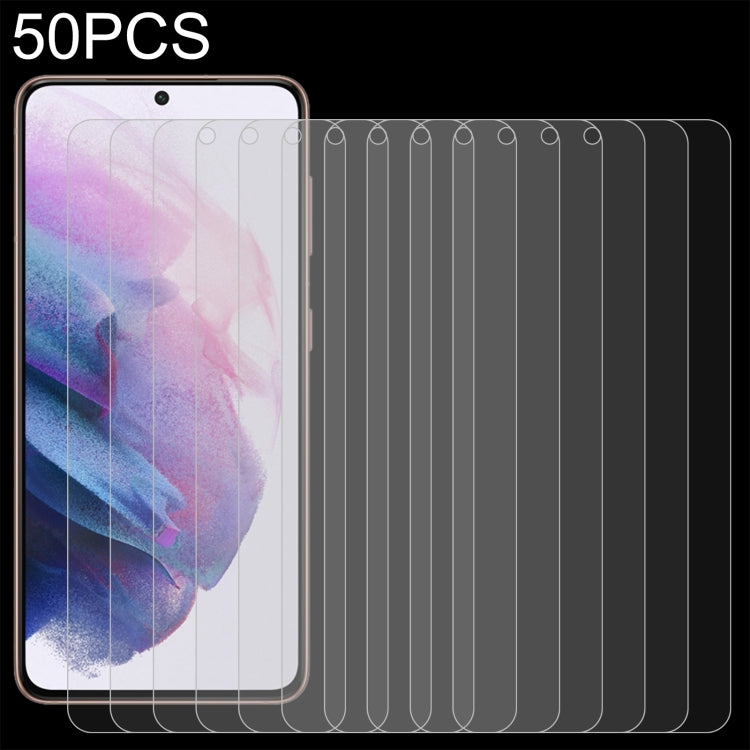 50 PCS 0.26mm 9H 2.5D Tempered Glass Film, For Samsung Galaxy S21 5G(50pcs), For Samsung Galaxy S21+ 5G(50pcs), For Samsung Galaxy S22 5G(50pcs), For Samsung Galaxy S22+ 5G(50pcs)