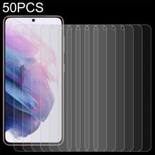 Load image into Gallery viewer, 50 PCS 0.26mm 9H 2.5D Tempered Glass Film, For Samsung Galaxy S21 5G(50pcs), For Samsung Galaxy S21+ 5G(50pcs), For Samsung Galaxy S22 5G(50pcs), For Samsung Galaxy S22+ 5G(50pcs)