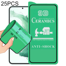 Load image into Gallery viewer, 25 PCS 9D Full Screen Glue Ceramic Film, For Samsung Galaxy S22 5G (25pcs), For Samsung Galaxy S22+ 5G (25pcs), For Samsung Galaxy S22 Ultra 5G (25pcs)