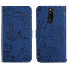 Load image into Gallery viewer, Skin Feel Butterfly Peony Embossed Leather Phone Case, For Xiaomi Redmi 8 / 8A, For Xiaomi Redmi 9, For Xiaomi Redmi 9A, For Xiaomi Redmi 9C, For Xiaomi Redmi 10 4G, For Xiaomi Redmi 10 5G / Note 11E, For Xiaomi Redmi 10C, For Xiaomi Redmi K30 Pro     ...
