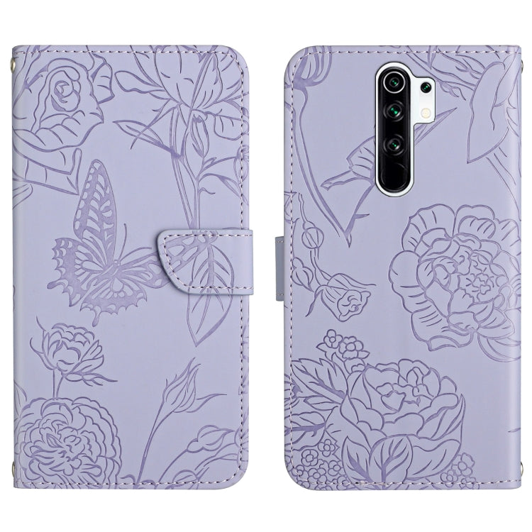 Skin Feel Butterfly Peony Embossed Leather Phone Case, For Xiaomi Redmi 8 / 8A, For Xiaomi Redmi 9, For Xiaomi Redmi 9A, For Xiaomi Redmi 9C, For Xiaomi Redmi 10 4G, For Xiaomi Redmi 10 5G / Note 11E, For Xiaomi Redmi 10C, For Xiaomi Redmi K30 Pro     ...