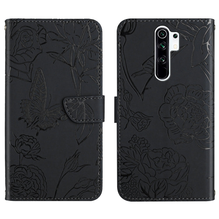 Skin Feel Butterfly Peony Embossed Leather Phone Case, For Xiaomi Redmi 8 / 8A, For Xiaomi Redmi 9, For Xiaomi Redmi 9A, For Xiaomi Redmi 9C, For Xiaomi Redmi 10 4G, For Xiaomi Redmi 10 5G / Note 11E, For Xiaomi Redmi 10C, For Xiaomi Redmi K30 Pro     ...