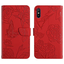 Load image into Gallery viewer, Skin Feel Butterfly Peony Embossed Leather Phone Case, For Xiaomi Redmi 8 / 8A, For Xiaomi Redmi 9, For Xiaomi Redmi 9A, For Xiaomi Redmi 9C, For Xiaomi Redmi 10 4G, For Xiaomi Redmi 10 5G / Note 11E, For Xiaomi Redmi 10C, For Xiaomi Redmi K30 Pro     ...