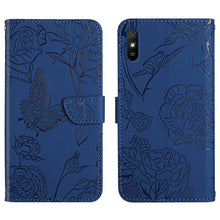 Load image into Gallery viewer, Skin Feel Butterfly Peony Embossed Leather Phone Case, For Xiaomi Redmi 8 / 8A, For Xiaomi Redmi 9, For Xiaomi Redmi 9A, For Xiaomi Redmi 9C, For Xiaomi Redmi 10 4G, For Xiaomi Redmi 10 5G / Note 11E, For Xiaomi Redmi 10C, For Xiaomi Redmi K30 Pro     ...