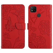 Load image into Gallery viewer, Skin Feel Butterfly Peony Embossed Leather Phone Case, For Xiaomi Redmi 8 / 8A, For Xiaomi Redmi 9, For Xiaomi Redmi 9A, For Xiaomi Redmi 9C, For Xiaomi Redmi 10 4G, For Xiaomi Redmi 10 5G / Note 11E, For Xiaomi Redmi 10C, For Xiaomi Redmi K30 Pro     ...