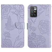 Load image into Gallery viewer, Skin Feel Butterfly Peony Embossed Leather Phone Case, For Xiaomi Redmi 8 / 8A, For Xiaomi Redmi 9, For Xiaomi Redmi 9A, For Xiaomi Redmi 9C, For Xiaomi Redmi 10 4G, For Xiaomi Redmi 10 5G / Note 11E, For Xiaomi Redmi 10C, For Xiaomi Redmi K30 Pro     ...