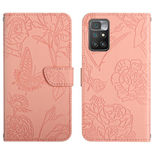 Load image into Gallery viewer, Skin Feel Butterfly Peony Embossed Leather Phone Case, For Xiaomi Redmi 8 / 8A, For Xiaomi Redmi 9, For Xiaomi Redmi 9A, For Xiaomi Redmi 9C, For Xiaomi Redmi 10 4G, For Xiaomi Redmi 10 5G / Note 11E, For Xiaomi Redmi 10C, For Xiaomi Redmi K30 Pro     ...